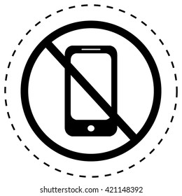 Do not talk mobile phone (cellphone)