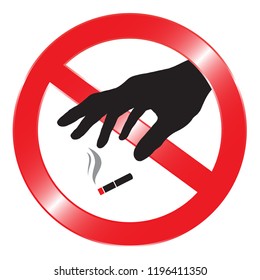 Do Not Throw Cigarette Butts.