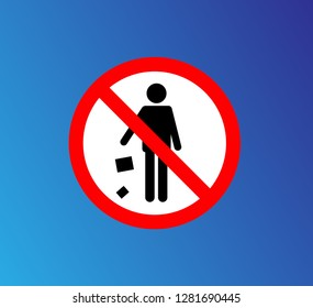 do not throw garbage, sign for swimming pool prohibited