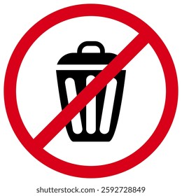 Do not throw in the trash, symbol or icon for recycling or reuse