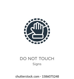 384 Do Not Touch Logo Images, Stock Photos & Vectors | Shutterstock