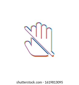 Do Not Touch - Vector App Icon