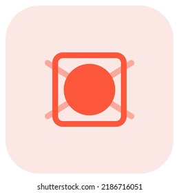 Do not tumble dry clothes symbol layout