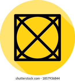 no hacer caer el icono seco de la sombra larga