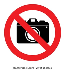 do not use camera sign prohibition and warning take photo not allowed illustration