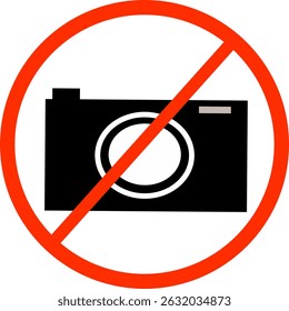 do not use camera sign