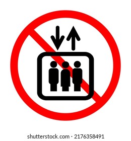 Do not use elevator vector icon.