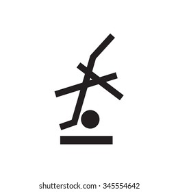Do not use hand truck here. Cargo signs