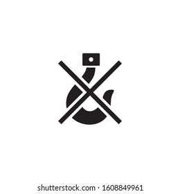 Do Not Use Hook Icon Symbol Vector Illustration