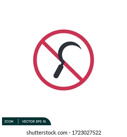 do not use hook icon illustration vector design element 