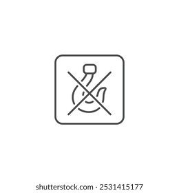 Do not use hook icon symbol vector illustration