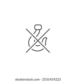 Do not use hook icon symbol vector illustration