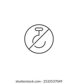 Do not use hook icon symbol vector illustration