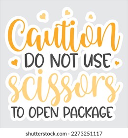 Do not use scissors cardboard simple flat icon vector illustration