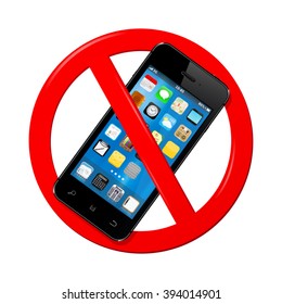 Do Not Use Smart Phone Sign