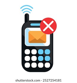não use o sinal de proibição do smartphone isolado