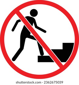 No usar el símbolo de la escalera