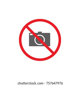 Do not use take photo sign.