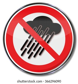 Do not use this device when it is raining 