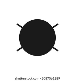 Do not wet clean icon, vector illustration, flat design