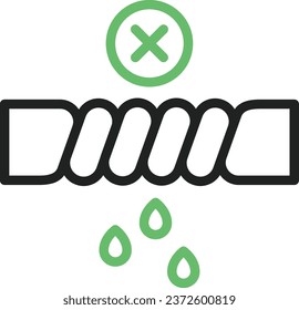 Do Not Wring icon vector image. Suitable for mobile application web application and print media.