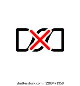 Do Not Wring  Symbol. Laundry Icon. Washing Rule Sign Vector Illustration.