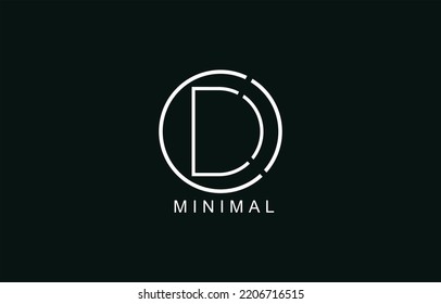 DO or OD Abstract initial monogram letter alphabet logo