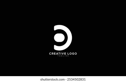 DO OD diseño de logotipo de letra de monograma inicial Abstractas