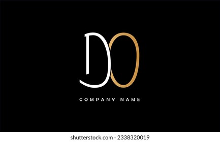 DO, OD Abstract Letters Logo Monograma
