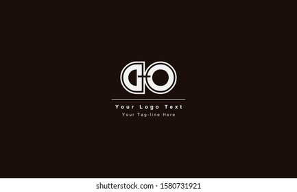 DO or OD letter logo. Unique attractive creative modern initial DO OD D O initial based letter icon logo