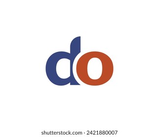 DO OD Logo design vector template