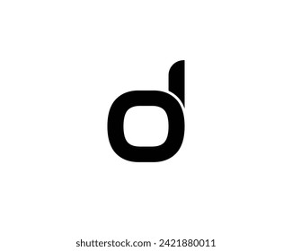 Plantilla de vector de diseño del logotipo DO