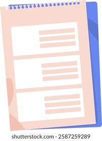 To Do Sheet On Tablet Vector Illustration