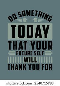 Do Something Today Your Future Self Will Thank You For: Fitness Vector