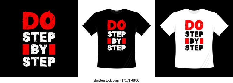 do step by step typography t-shirt design