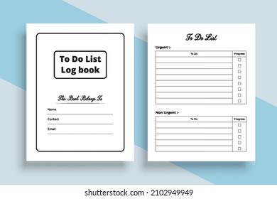 To do task logbook. Task planner notebook. interior to do list logbook. Tasklist line art vector. Journal tracker Log Book. To do list notebook interior. To do list logbook and Task tracker.