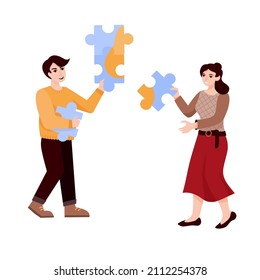 Do what you love. Assemble the puzzle,favorite hobby