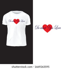 do what you love, vector, illustration design t-shirt