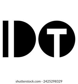 Do it word lettering letter in letter, do it motto