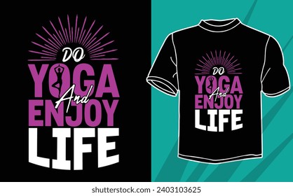 hacer yoga y disfrutar de la vida