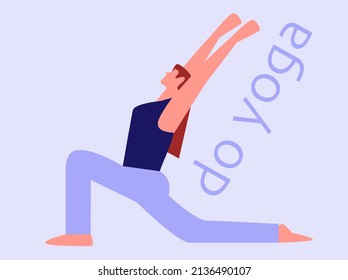 Do yoga vector illustration women