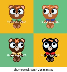 Do you bear best vector 
is good for printing out T-shirt, card, poster, wall art,  home deco, sticker, magnet and more.  Even better, you can re-coloring and re-design them to fit your need.