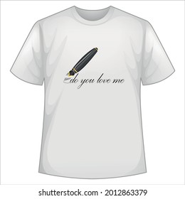 Do you love me t-shirt vector design