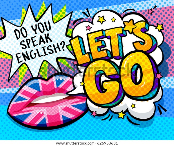 Do You Speak English Let Go Stock Vector (Royalty Free) 626953631