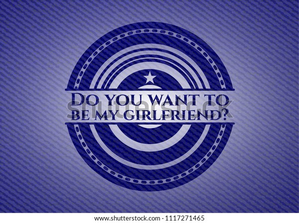 Do You Want Be My Girlfriend Stock Vector (Royalty Free) 1117271465 ...