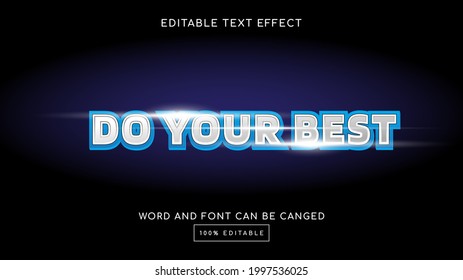 Machen Sie Ihre beste bearbeitete Vorlage für 3D-Texteffekte