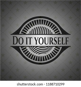Do it yourself black emblem. Vintage.