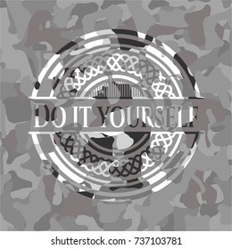 Do it yourself grey camo emblem