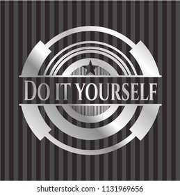 Do it yourself silver shiny emblem