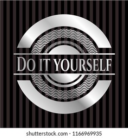Do it yourself silvery emblem or badge